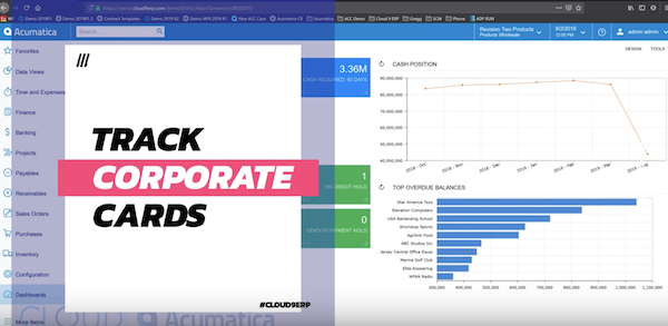 Acumatica-2019-R2-Track-Corporate-Cards