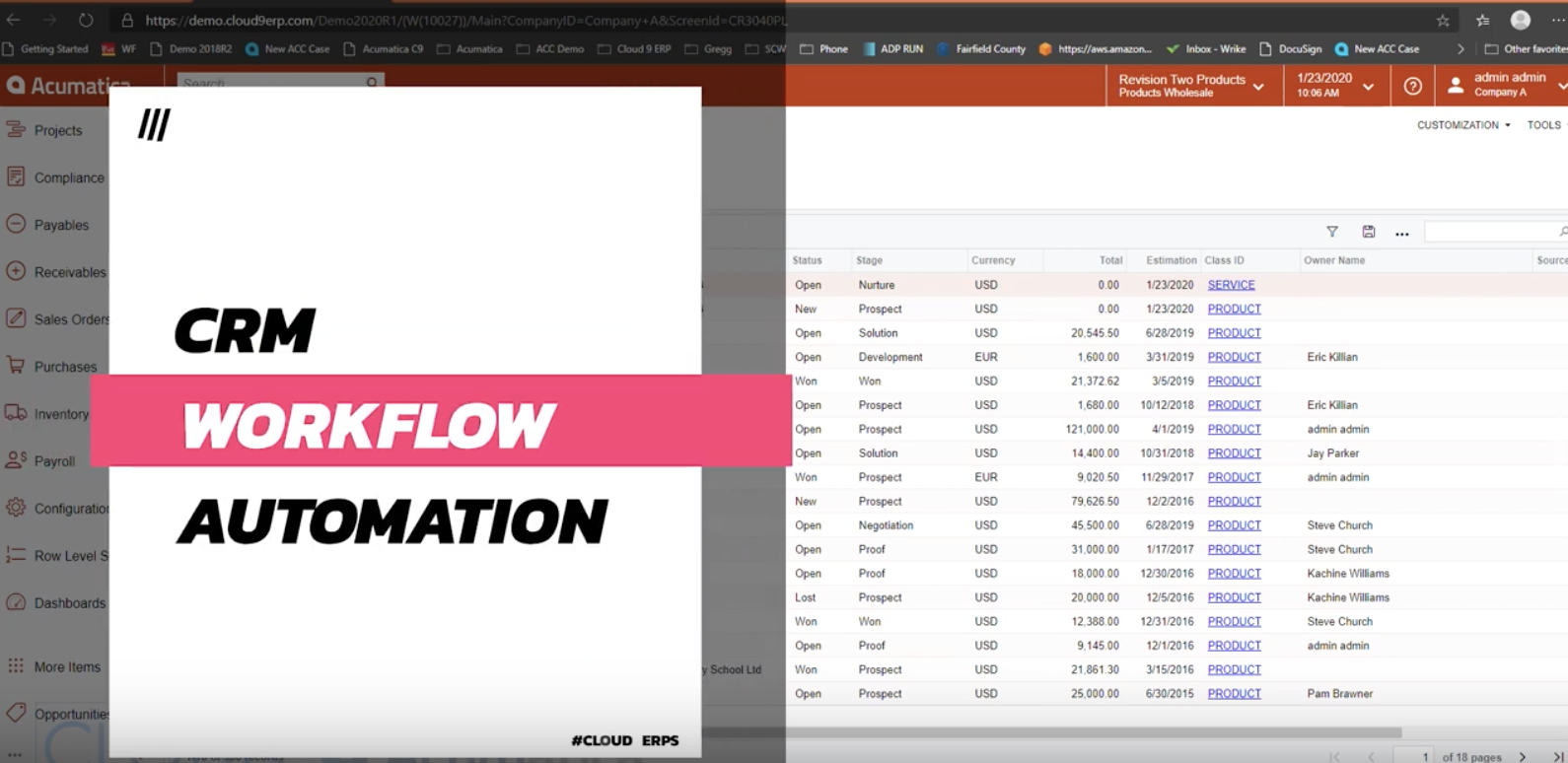 Acumatica-2020-R1-CRM-Workflow-Automation