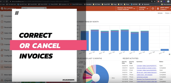 Acumatica-2020-R1-Cancel-and-Correct-Invoices