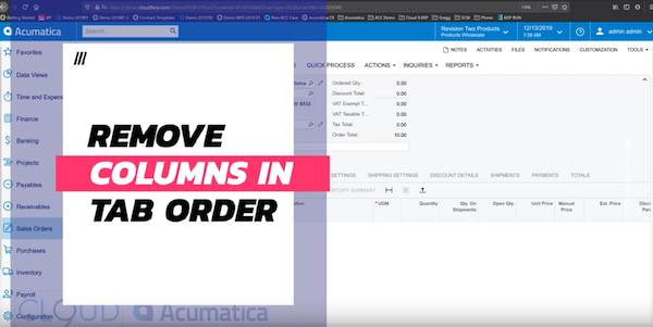 Acumatica-2020-R1-Tab-Key-Enhancements