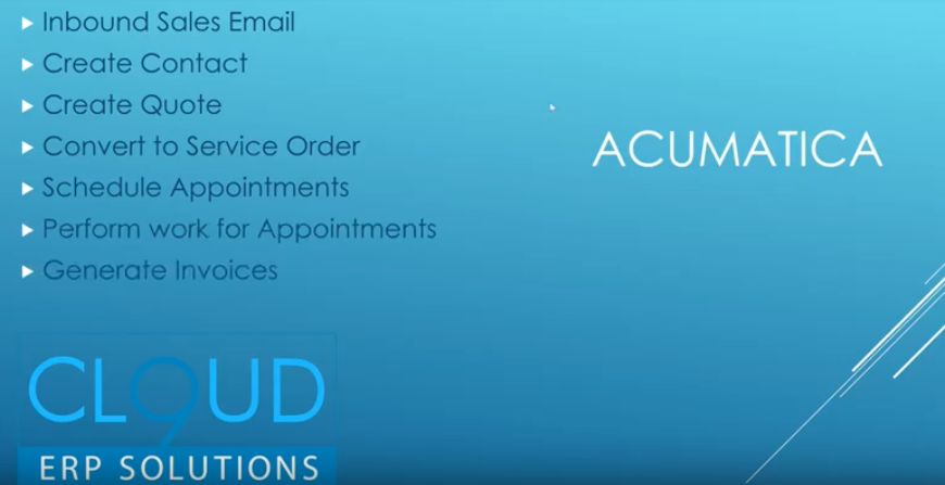 Acumatica-Field-Service-Demo