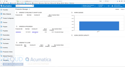 Acumatica-Manufacturing-Edition-Demo