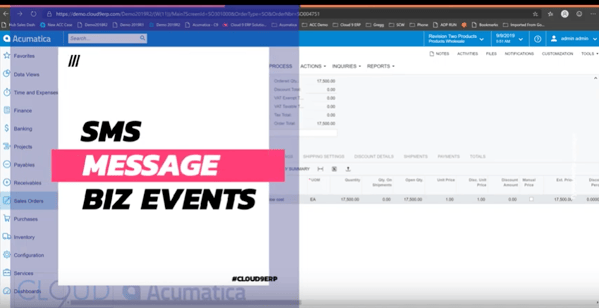 Acumatica-SMS-Notification-Integration