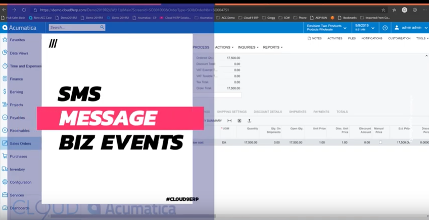 Acumatica-SMS-Notification-Integration