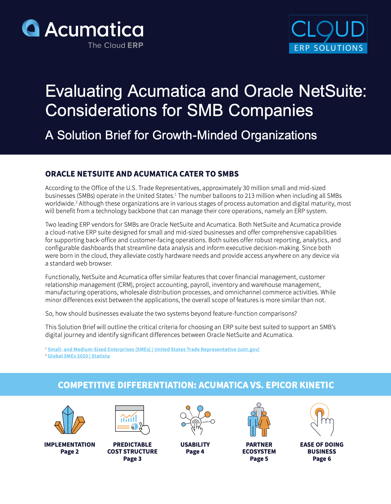 Evaluating Acumatica and Oracle NetSuite Considerations for SMB Companies